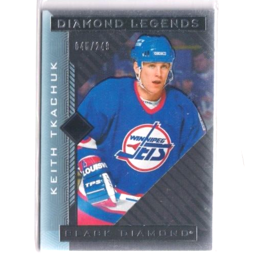 2021-22 UD Black Diamond Keith Tkachuk Legends Winnipeg Jets Card /249