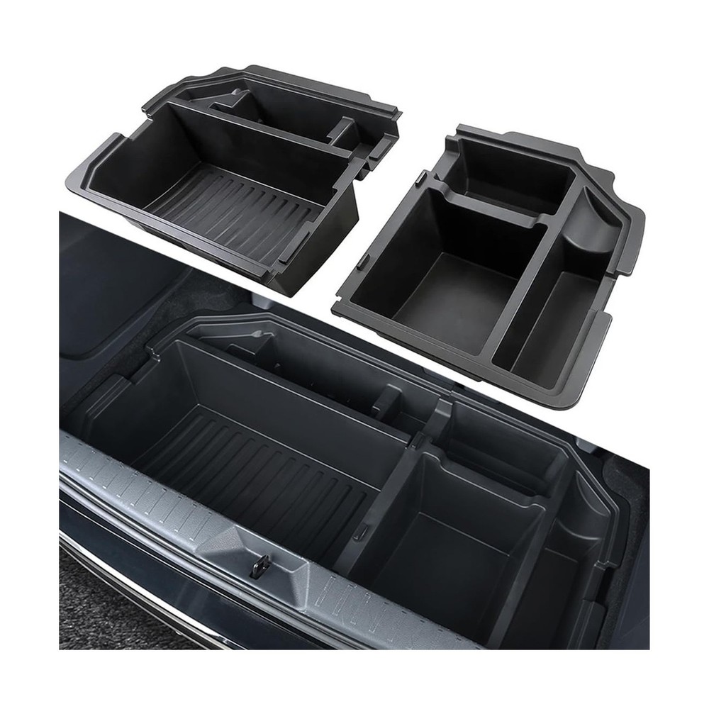 2021-2026 Toyota Sienna Trunk Organizer, Insert Cargo Rear Hatch Storage Boxs...