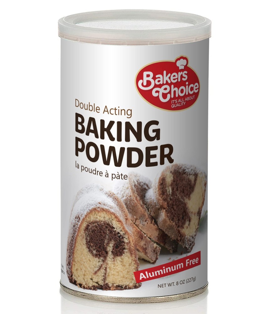 Aluminum-Free Double Acting Baking Powder 8 oz Premium Grade-image