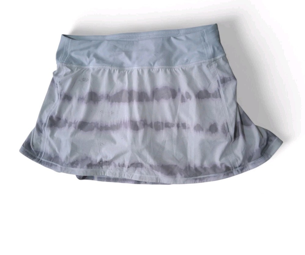Lululemon Race Rival Skirt Tall Size 8 Transverse Lilac Multi Swift Pickleball