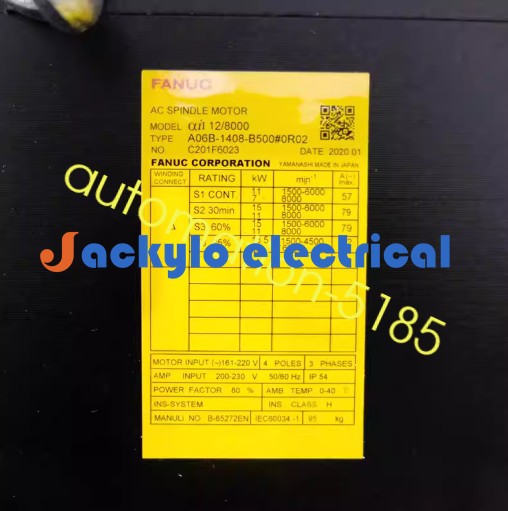 1PCS Fanuc servo motor A06B-1408-B500#0R02 brand new fedex or DHL