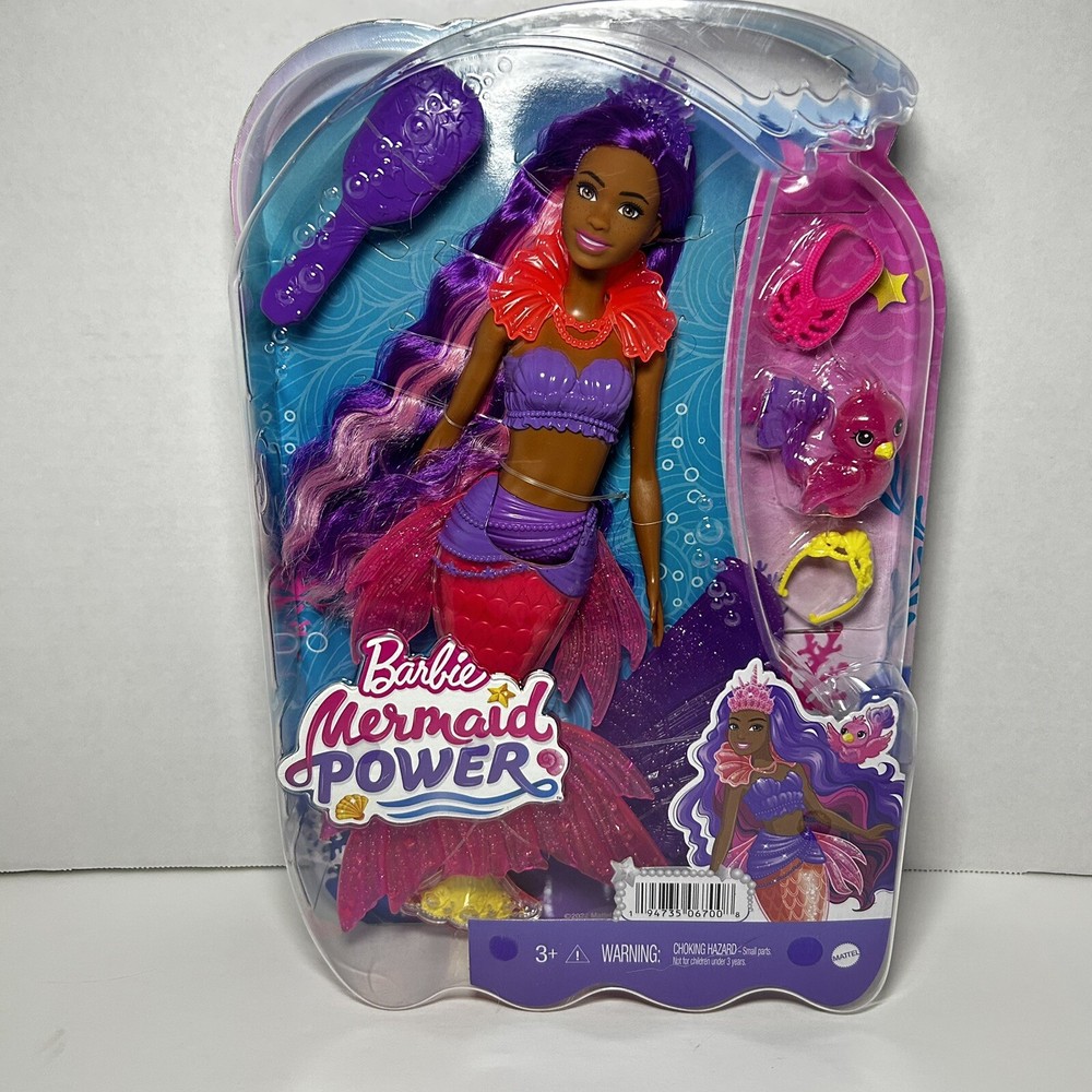 Barbie Mermaid Power Brooklyn With Phoenix Pet & Accessories Doll Playset