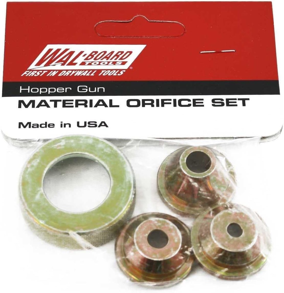 Wal-Board Drywall Texture Hopper Gun Orifice Set with 3 Tips for Texture-Pro Models  
