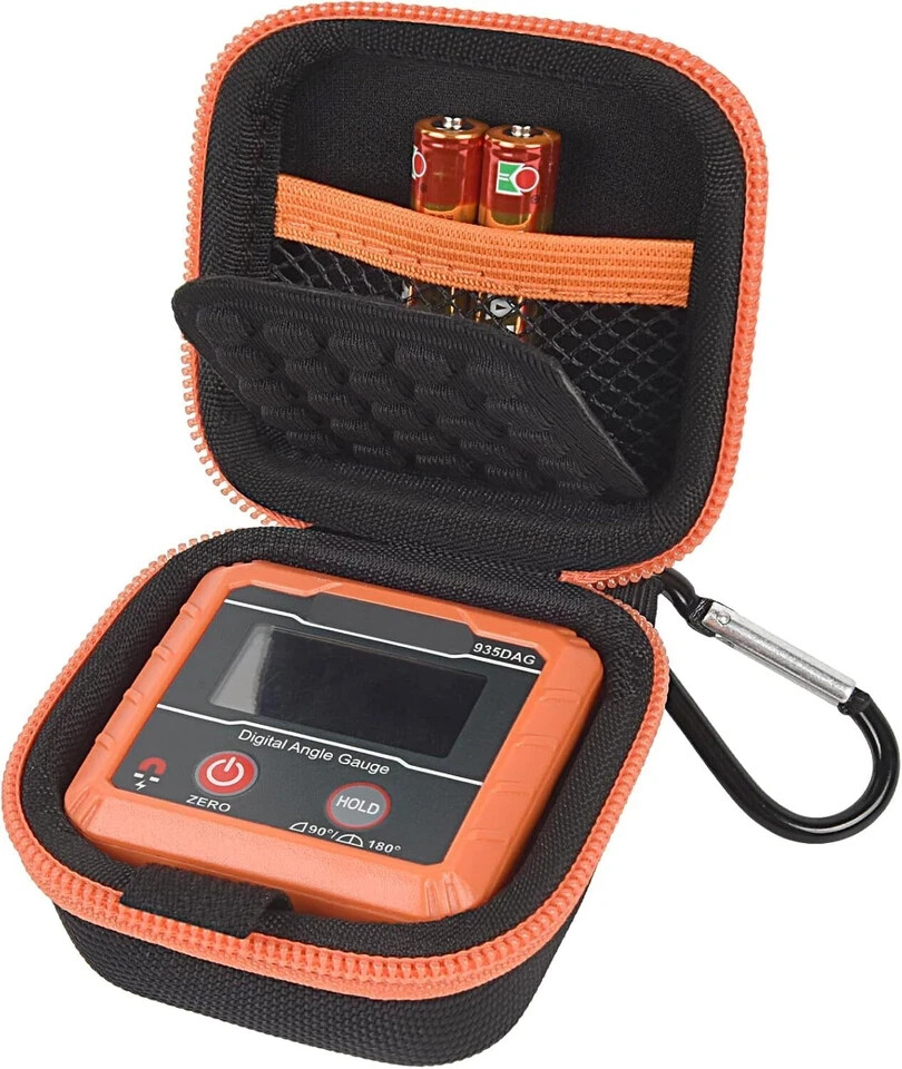 Klein Tools 935DAG Digital Angle Gauge with Level Finder and Storage Bag