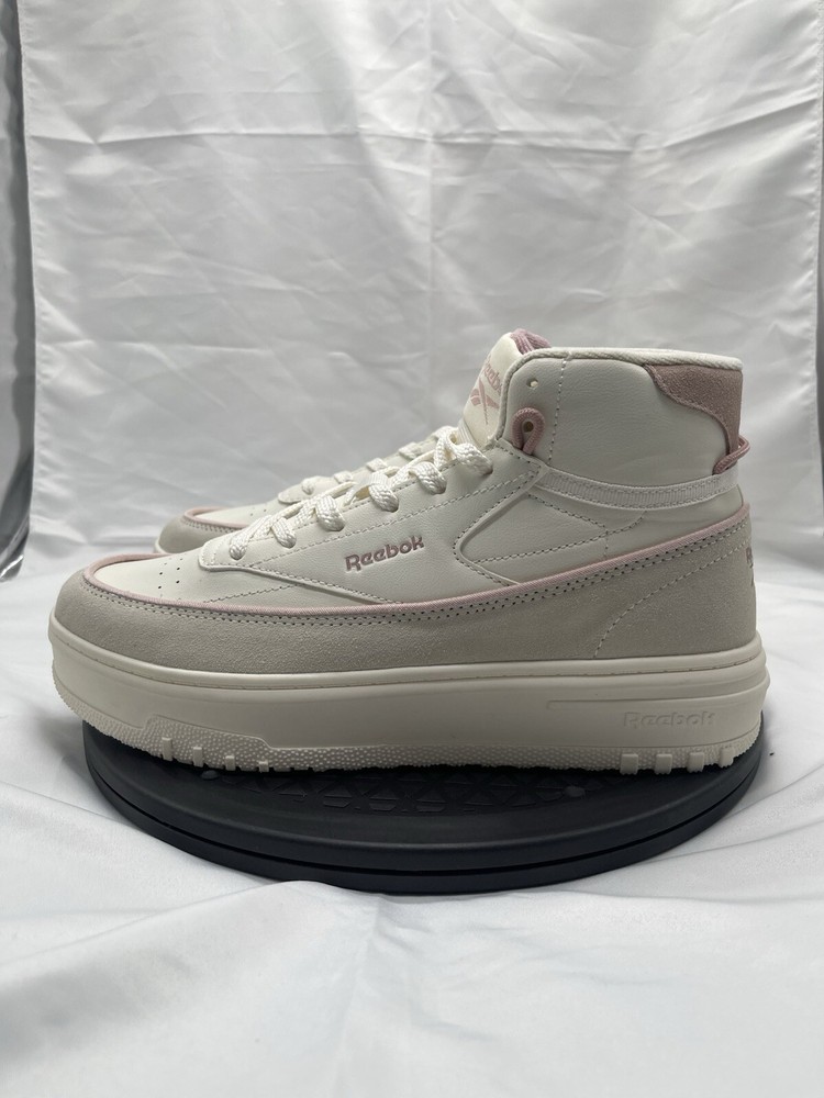 Reebok Club C Geo Mid Platform Sneakers for Women New 100073316