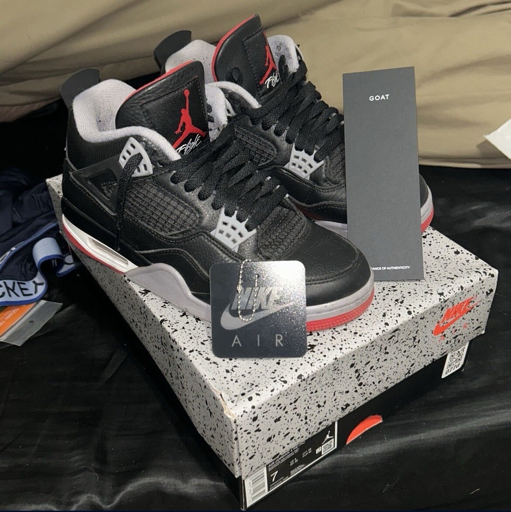Size 7 - Air Jordan 4 Retro Bred Reimagined
