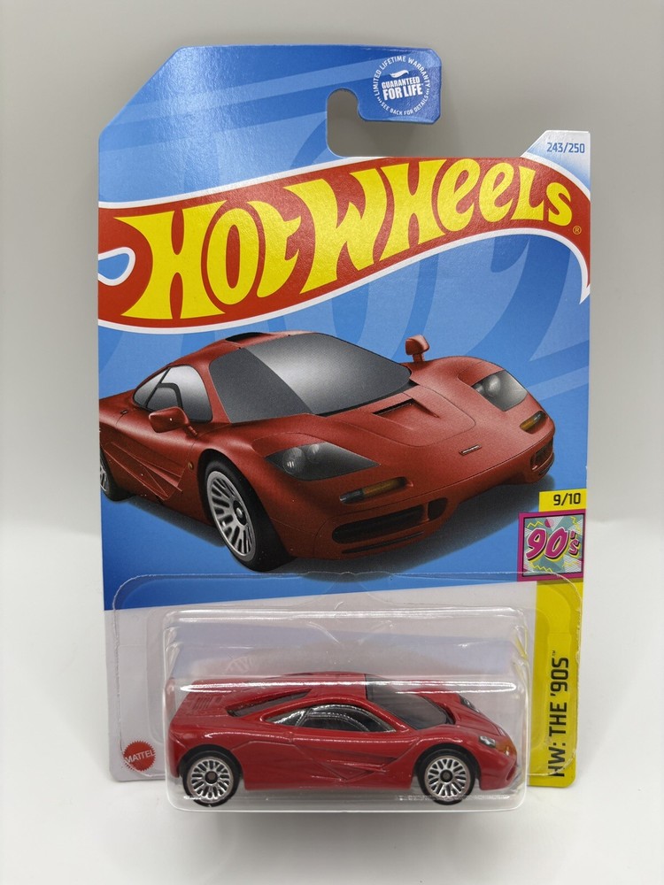 Hot Wheels 2024 McLAREN F1 Red HW: The '90s New
