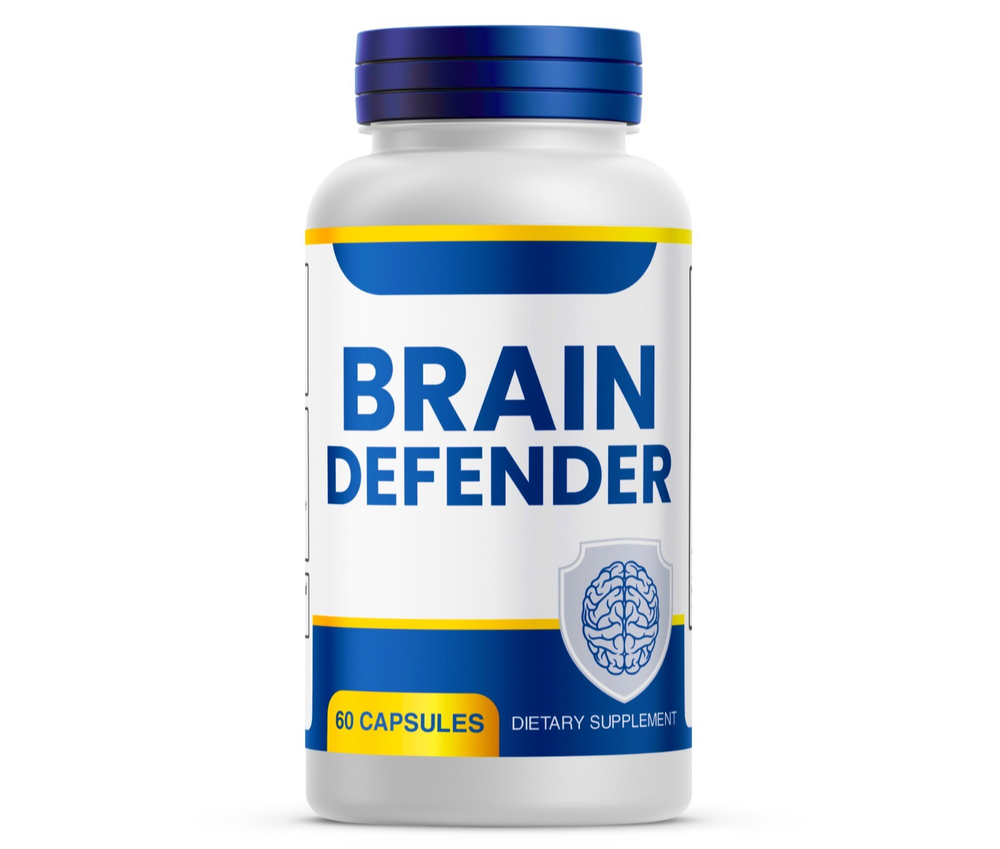 Brain Defender Memory & Focus Support Capsules - Advanced Cognitive Boost 60ct