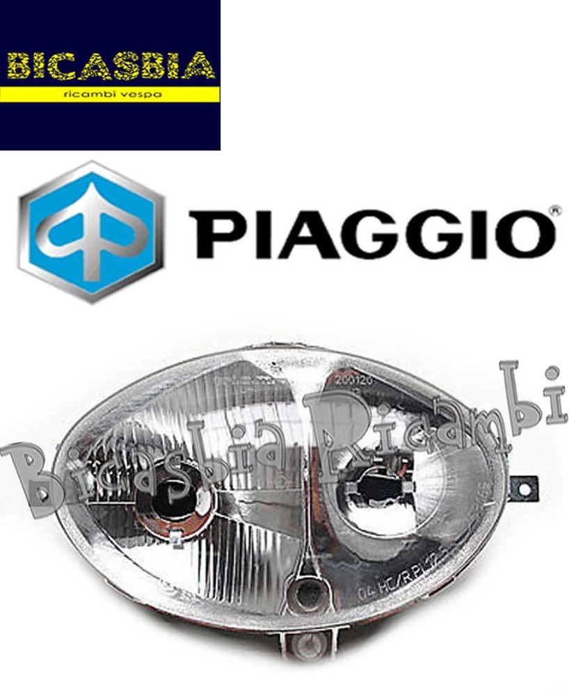 Original Piaggio Vespa 125 150 Vespa ET2 ET4 1997 - 2005 Front Headlight