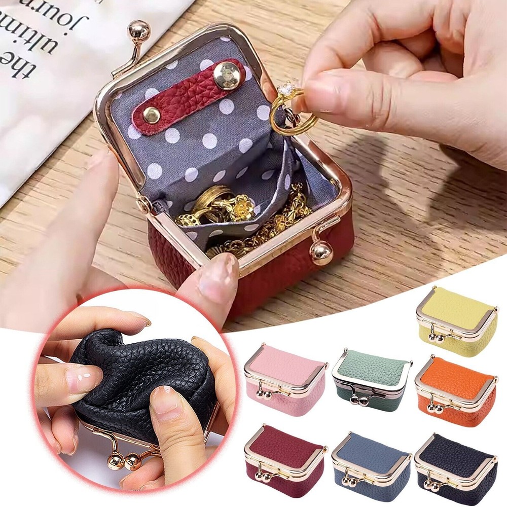 Mini Leather Jewelry Travel Box for Earrings Rings Necklaces Bulk Women