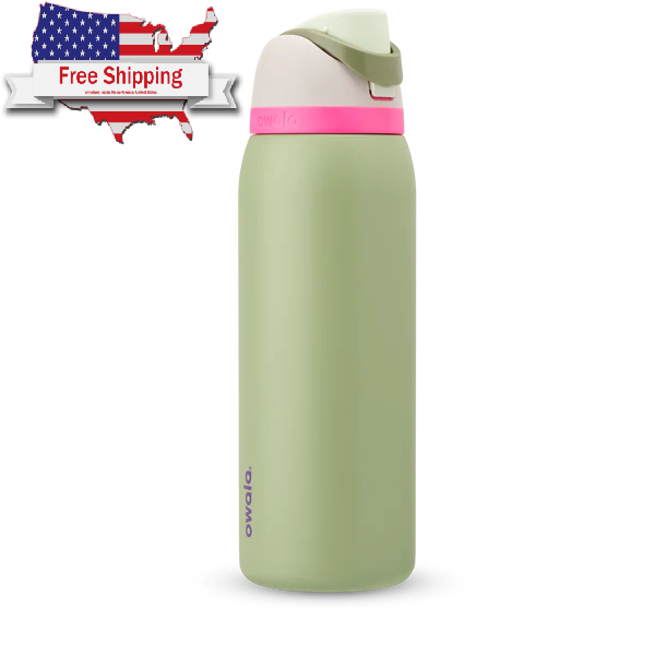 Owala 40oz FreeSip Insulated Stainless Steel Water Bottle in Neo Sage