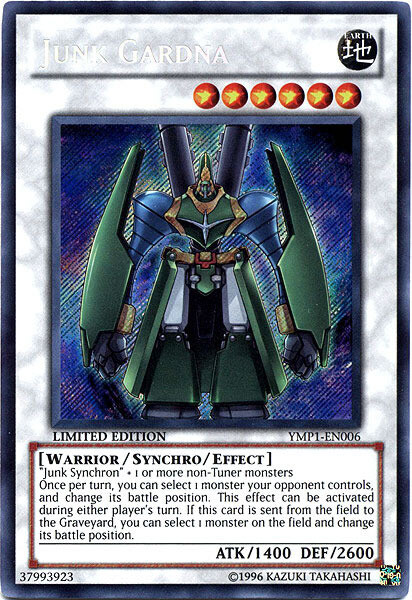 Junk Gardna - YMP1-EN006 - Secret Rare - Limited Edition x1 - Lightly Played
