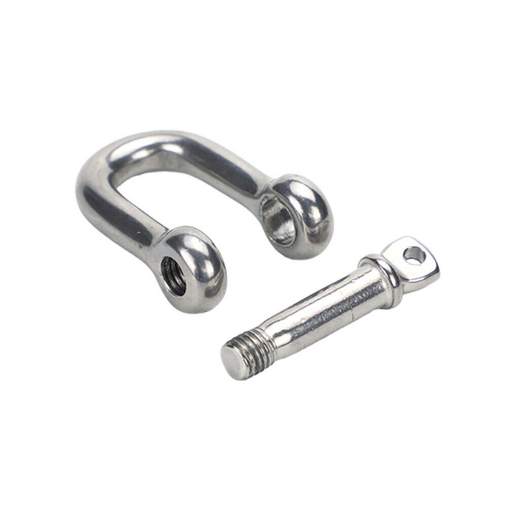 Dee Shackles D Shackle 4mm - 25mm Stainless Steel 316 A4 Marine Grade Bow U Loop