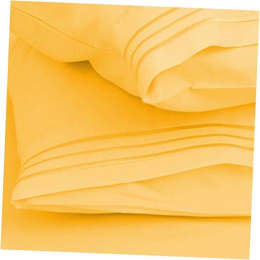 Twin XL 3Pc Sheet Set - Fits College Dorm Room Beds Extra Soft - Deep