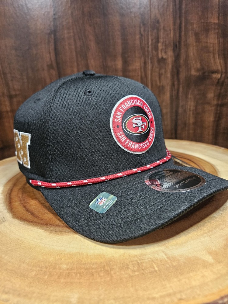San Francisco 49ers New Era 9Seventy StretchSnap Adjustable Hat Cap Golfer Rope