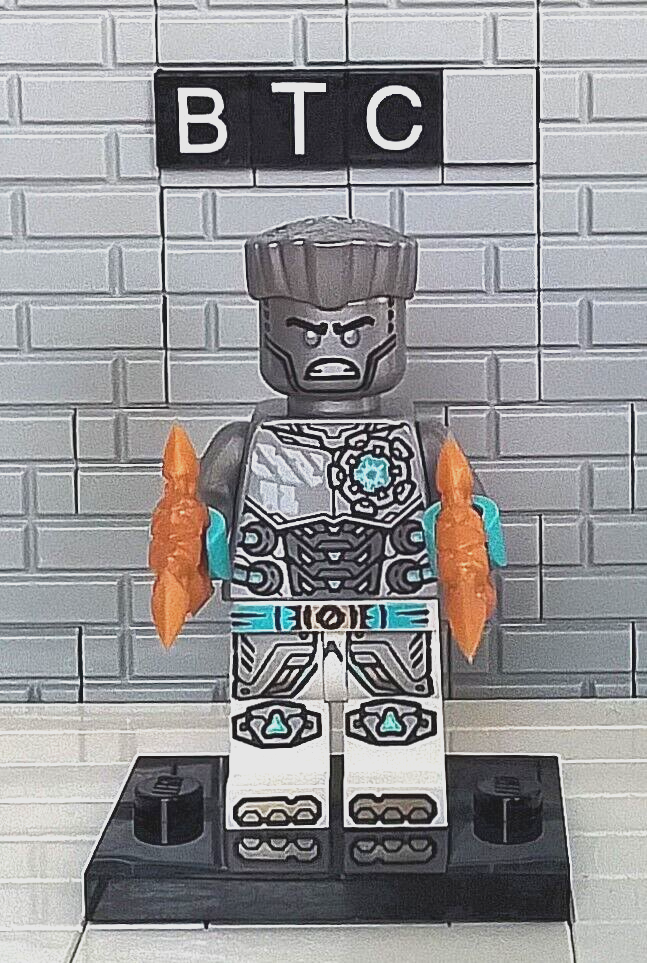 LEGO NINJAGO Dragons Rising Zane Minifigure 71827 Flat Silver New