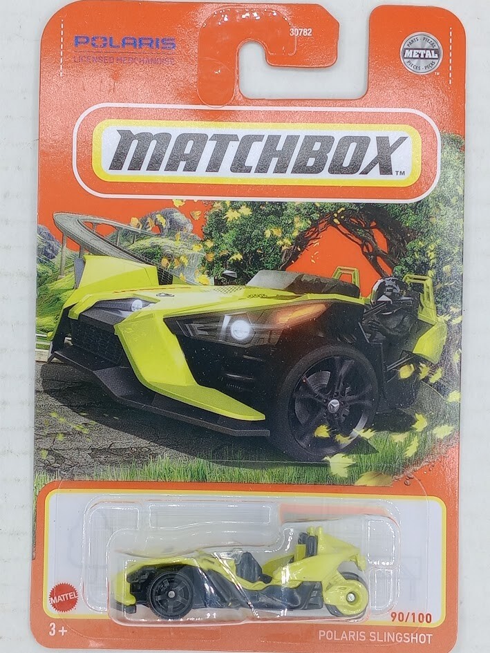 2022 MATCHBOX POLARIS SLINGSHOT YELLOW