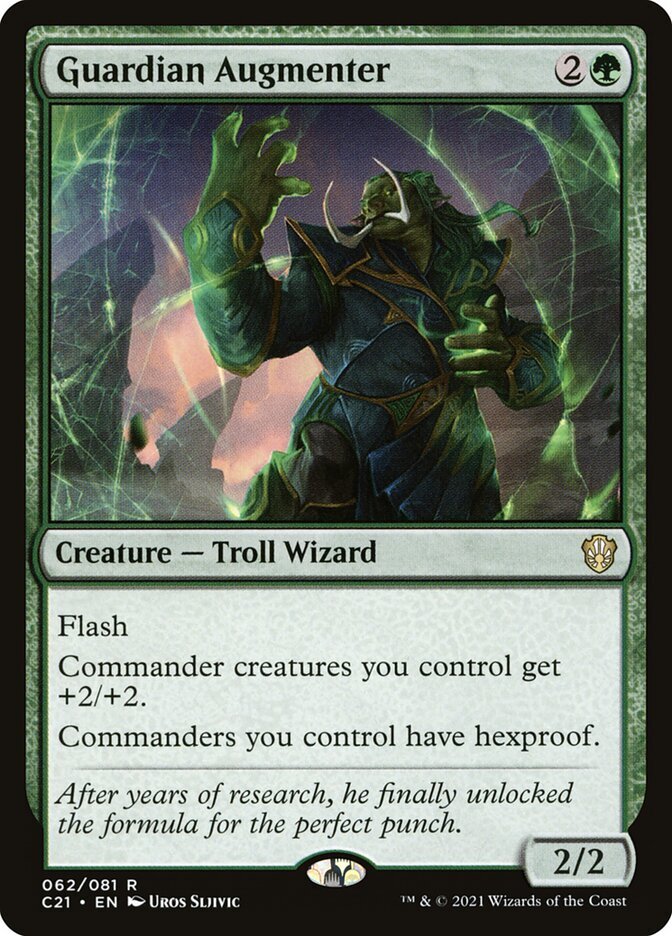 MTG Magic the Gathering Guardian Augmenter (62/465) Commander 2021 LP