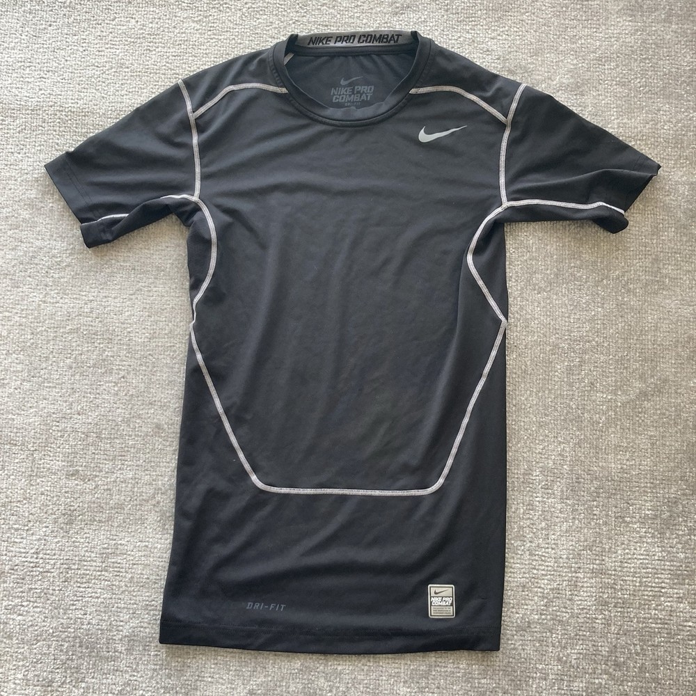 Nike Pro Mens Small Dri Fit Compression Athletic Shirt in Black