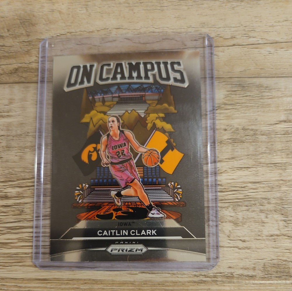 2024 panini caitlin clark collection On Campus Pink jersey No. OC-CC Rare !
