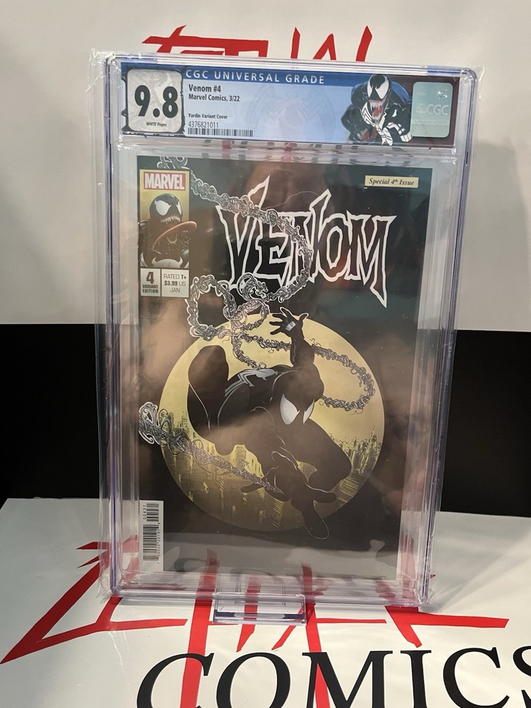 Venom #4 Yardin Variant Cover CGC 9.8 Spider-Man 301 Homage 💯🔥💯