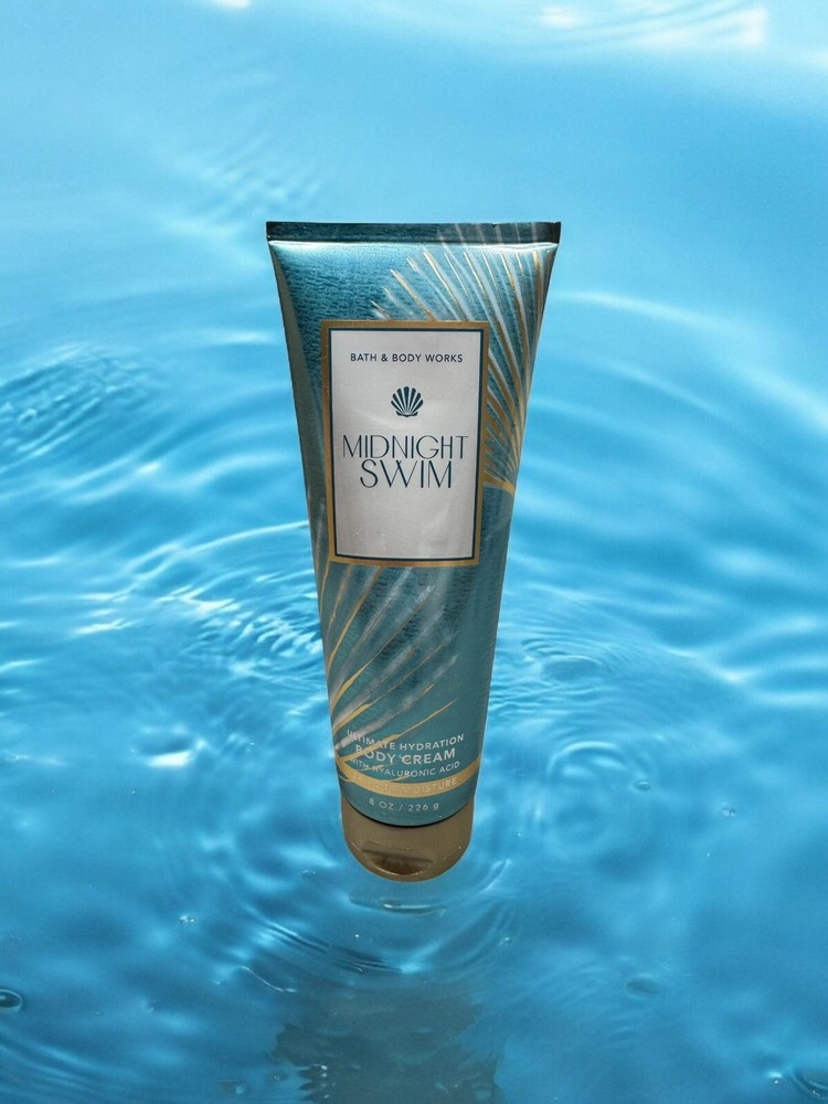 Bath & Body Works Midnight Swim Ultimate Hydration Body Cream 8oz Hyaluronic