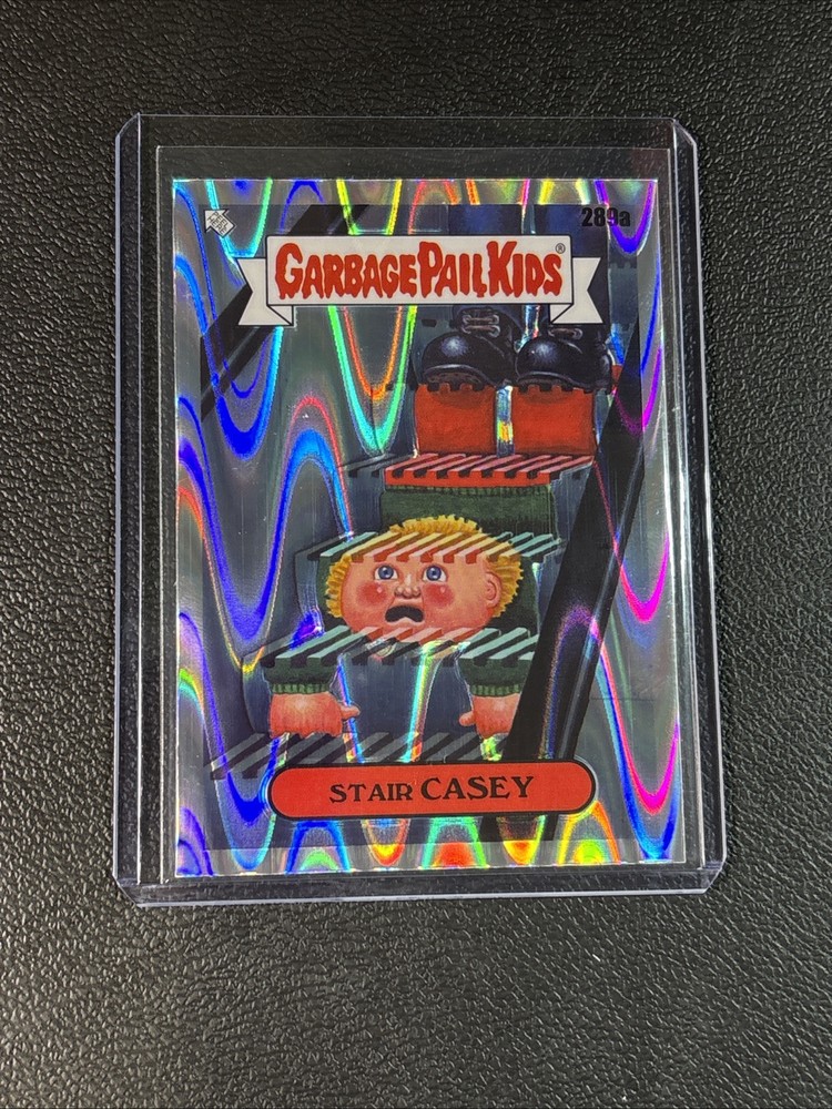 2024 Topps Chrome Garbage Pail Kids Series 7 Stair Casey Raywave Refractor #289a