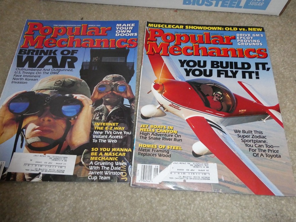 Lot of 2 Different 1997 Popular Mechanics Magazines