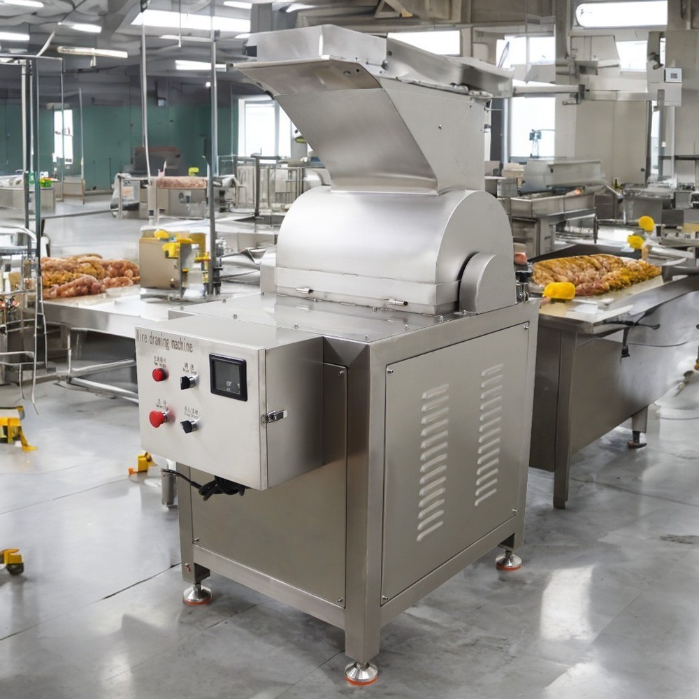 220V 3-phase Cooked Meat Shredder Meat Shredding Machine with 3mm Mesh Screen