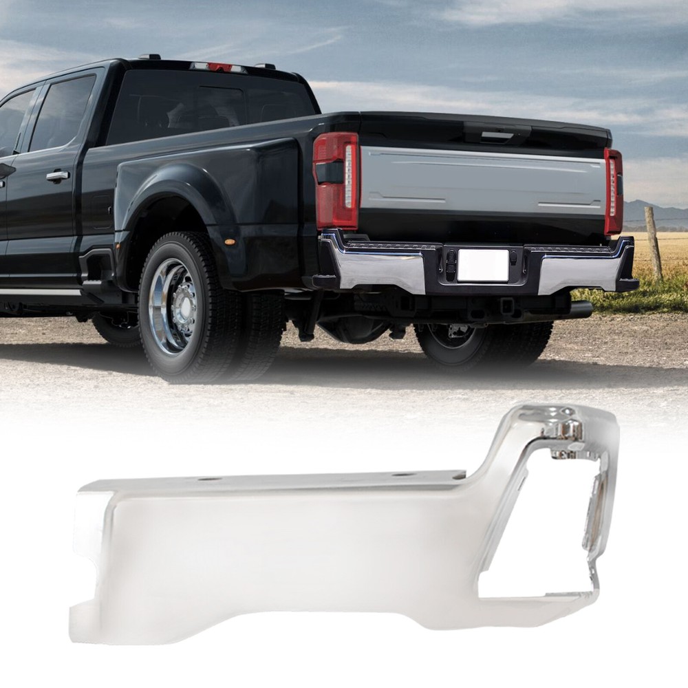 Right Side Rear Bumper End Caps For 2023-2025 Ford F-250 F-350 F-450 Super Duty