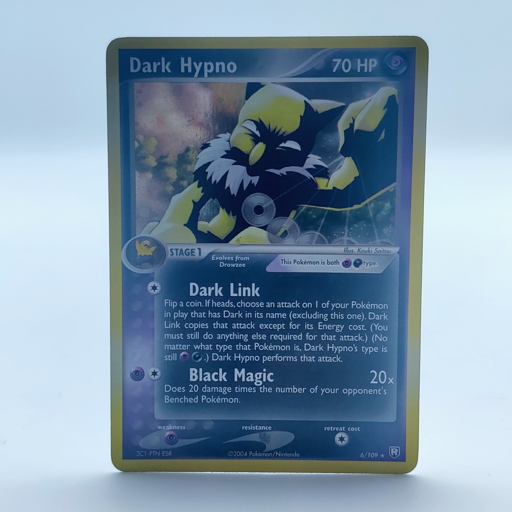 Pokemon TCG Card Dark Hypno Stamped 6/109 Ex Team Rocket Returns NM