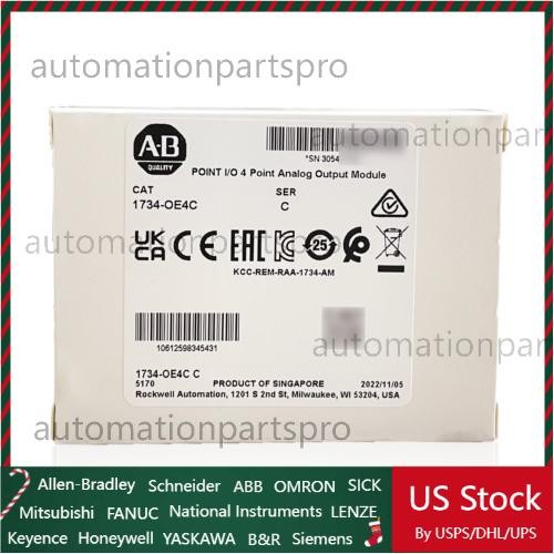 Allen Bradley 1734-OE4C SER C POINT I/O 4 Point Analog Output Module 1734OE4C