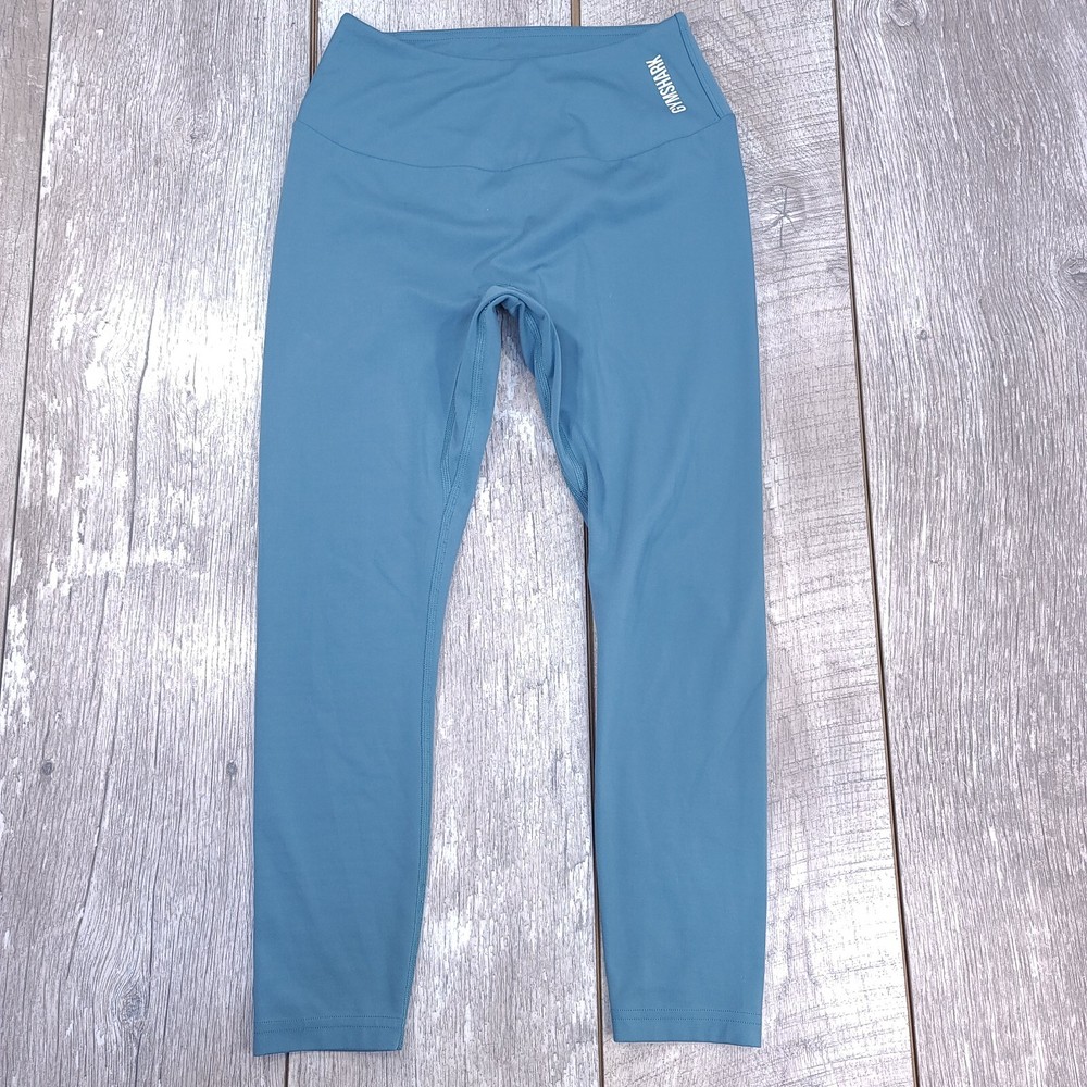 Gymshark Light And Tight Blue Womens XS Skinny Crop Leggings Pull On