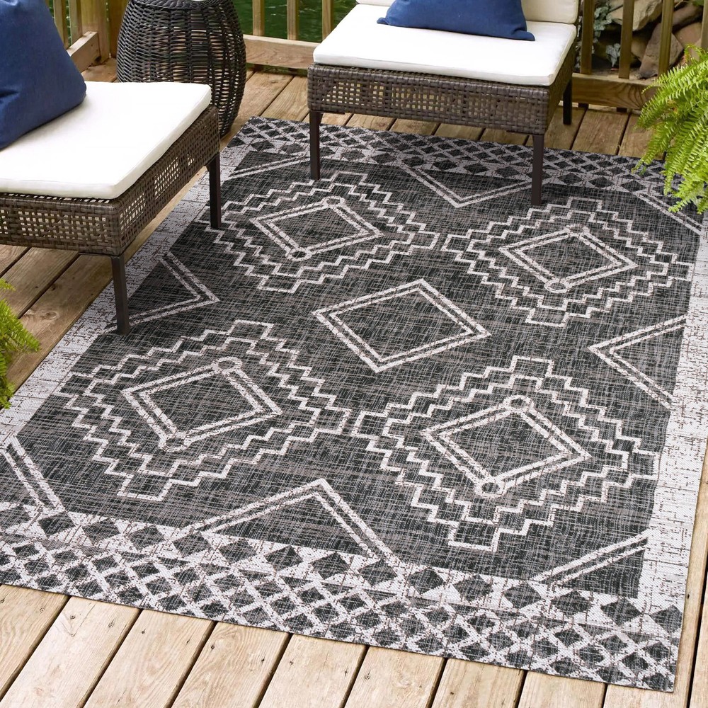 Jonathan Y Lighting SMB127F-3 Santa Monica 3x5 Off White Indoor Outdoor Rug  