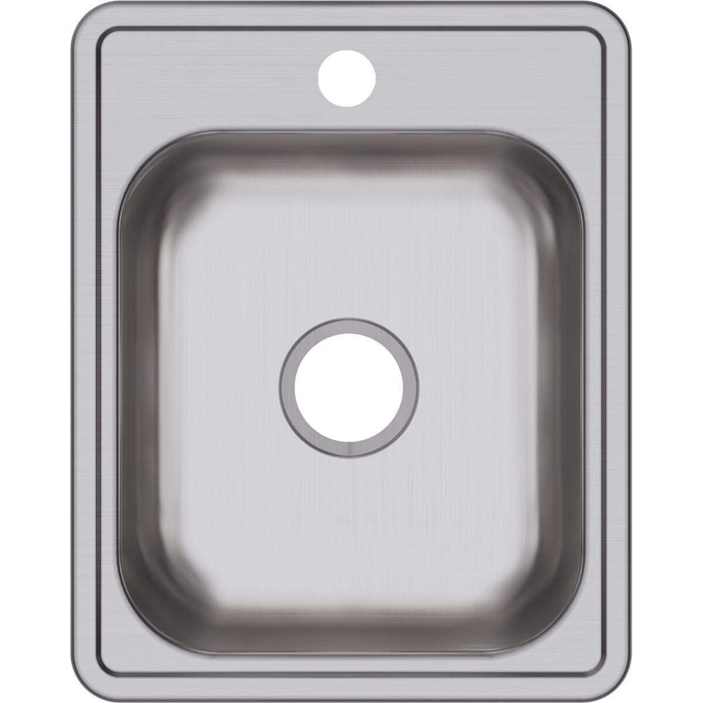 Elkay D117211 Dayton Single Bowl Drop-in Stainless Steel Bar Sink 17 x 21