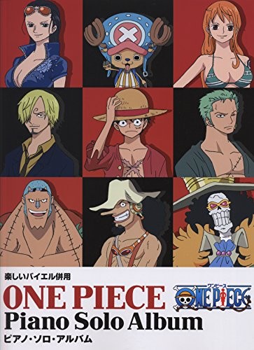 One Piece Piano Solo Album Music Score Book Japanese Anime New book form JP