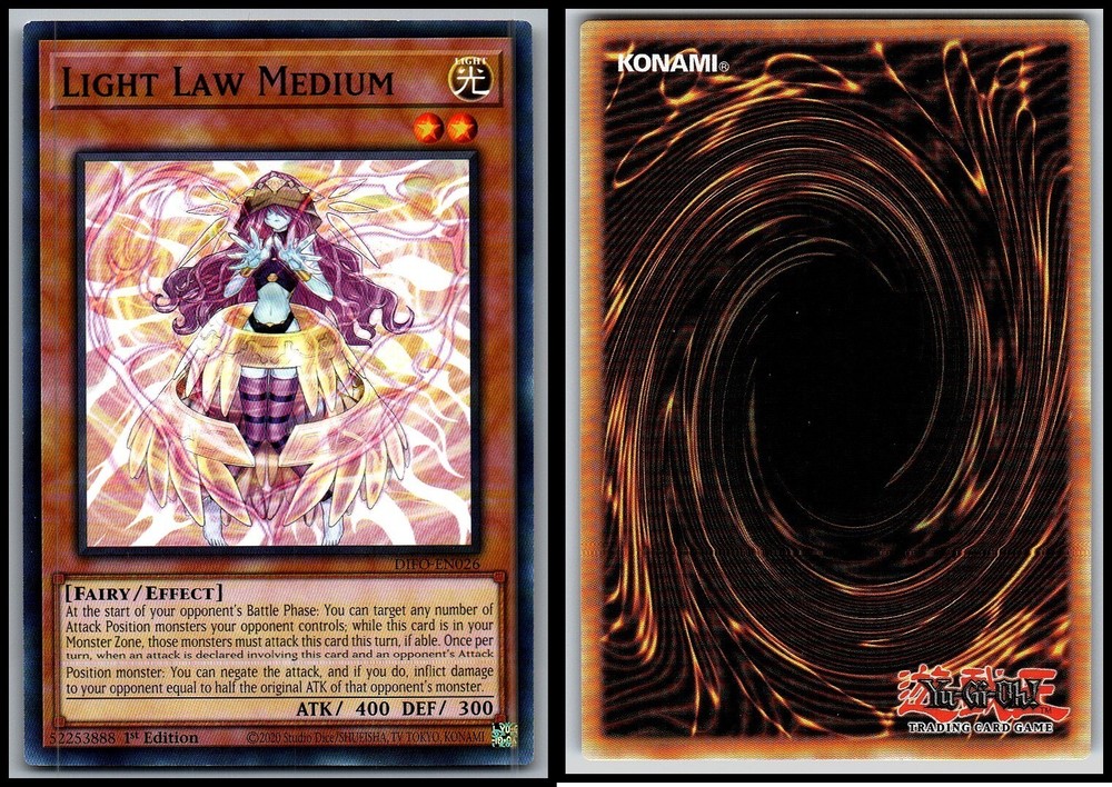 LIGHT LAW MEDIUM DIFO-EN026 1ST EDITION YU-GI-OH