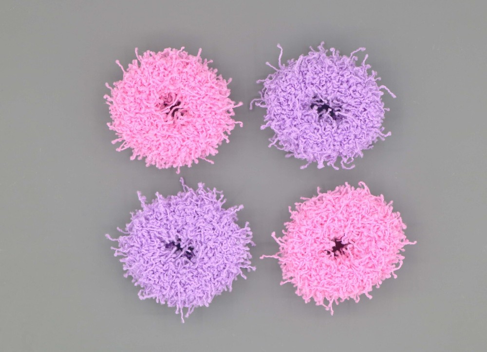 Set 4pcs Hair ties Pony Tail Holders made for 18'' American girl doll