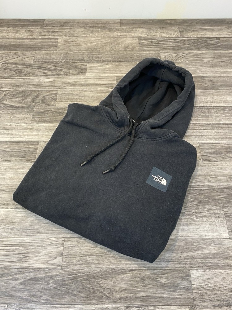 North Face Black Pullover Hoodie Sweatshirt Size Large