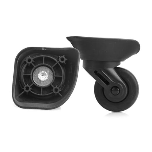 Luggage Wheels Replacement 2 pcs Suitcase Replacement Wheels Wear-Resistant
