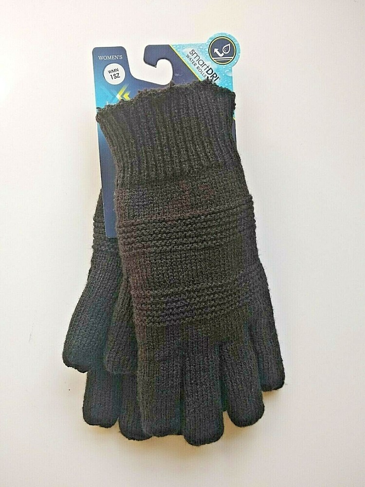 Isotoner womens gloves Smart Dri Technology NEW black