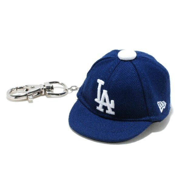 New Era MLB LA Dodgers Logo Mini Cap Keychain Accessory