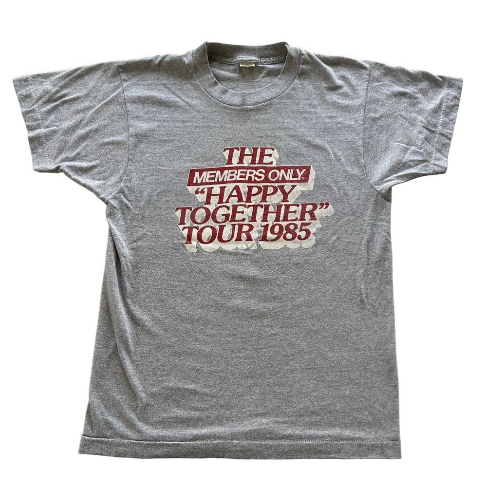 Vintage The Members Only Happy Together Tour 1985 The Turtles Band fits Men's S