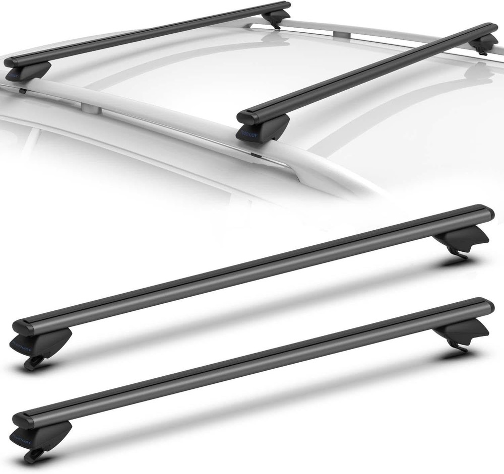 47-inch Aluminum Roof Rack Crossbars with Adjustable Shelf Bars