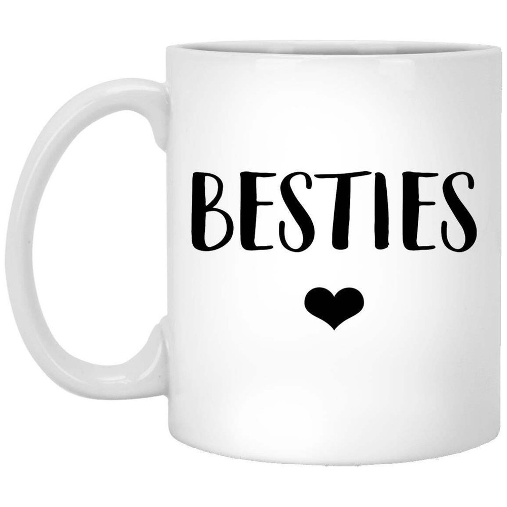 Bestfriend Mug Besties Coffee Mugs Gift For Bestfriend Handmade Cup Gifts