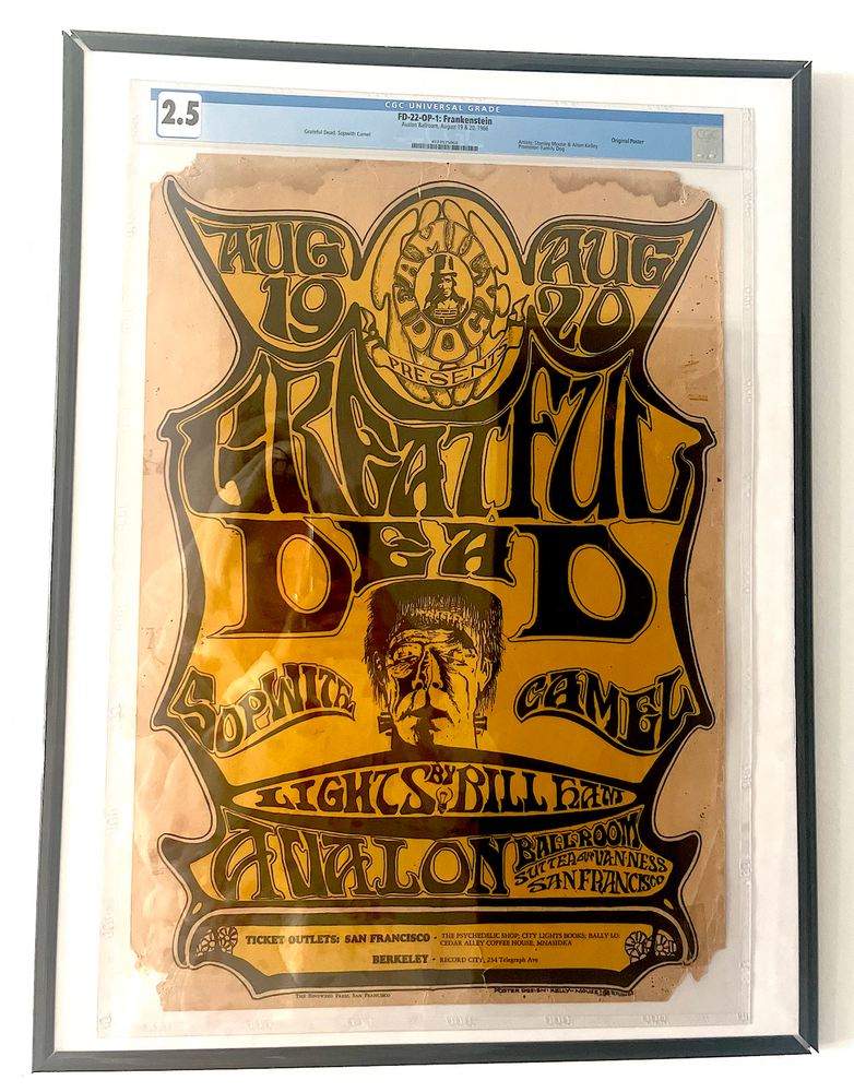 RARE Grateful Dead Avalon Ballroom 1996 Original FD-22 OP-1 Poster  