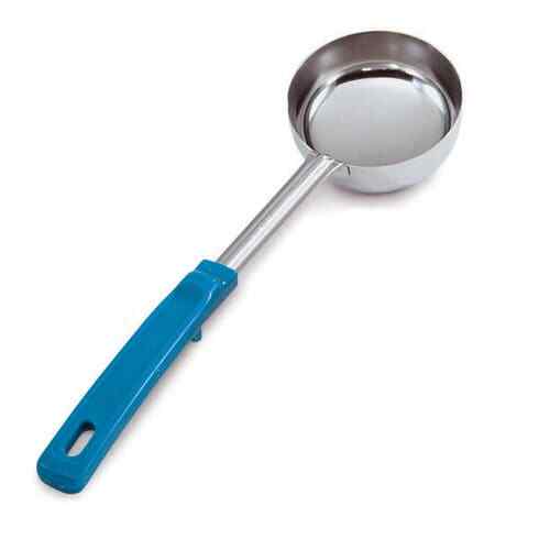 Vollrath 62177 Teal Handled 6 Ounce Solid S/S Spoodle