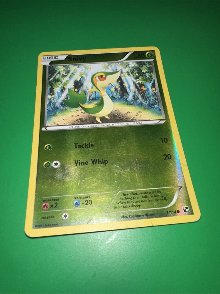 Pokémon TCG - Snivy Reverse Holo 1/114