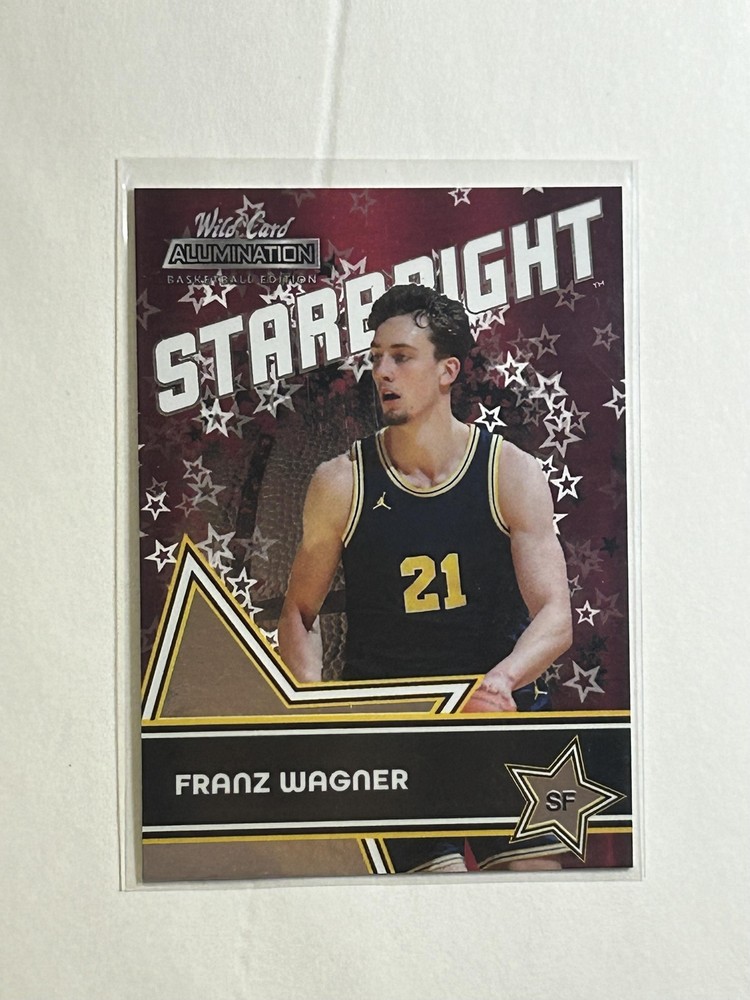 2021-22 Wild Card Alumination #SB-6 Franz Wagner Starbright Purple