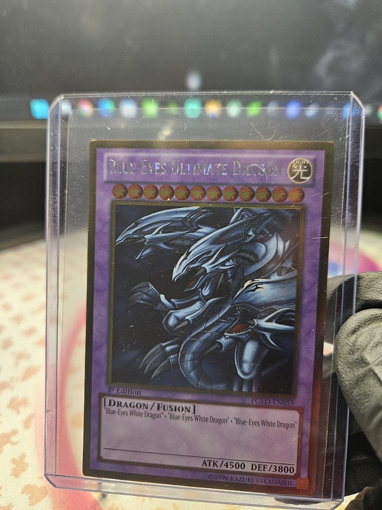 Yu-Gi-Oh Blue-Eyes Ultimate Dragon Gold Rare PGLD-EN055 Unlimited Edition